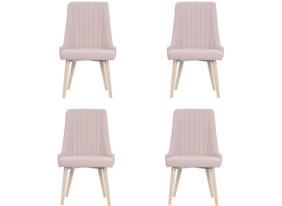 4x Chairs Chair Upholstery Modern Set Design Lehn Suite Armchair Complete new